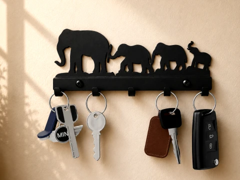 Elephant Trail 3D Print Model