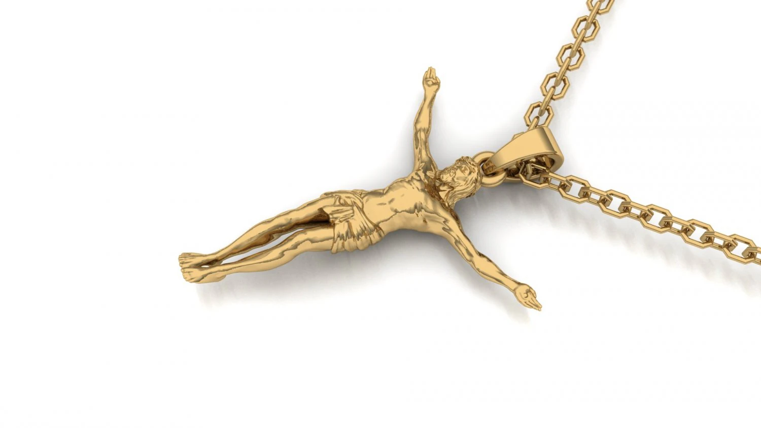 Pendant Jesus print 3D Print Model .c4d .max .obj .3ds .fbx .stl .blend 