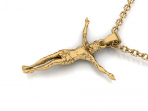 Pendant Jesus print 3D 프린트 모델