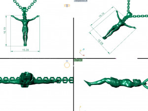 Pendant Jesus print 3D-Druckmodell