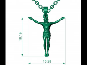 Pendant Jesus print 3D Print Model