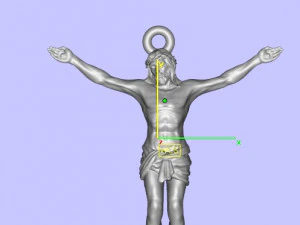 Pendant Jesus print 3D Print Model