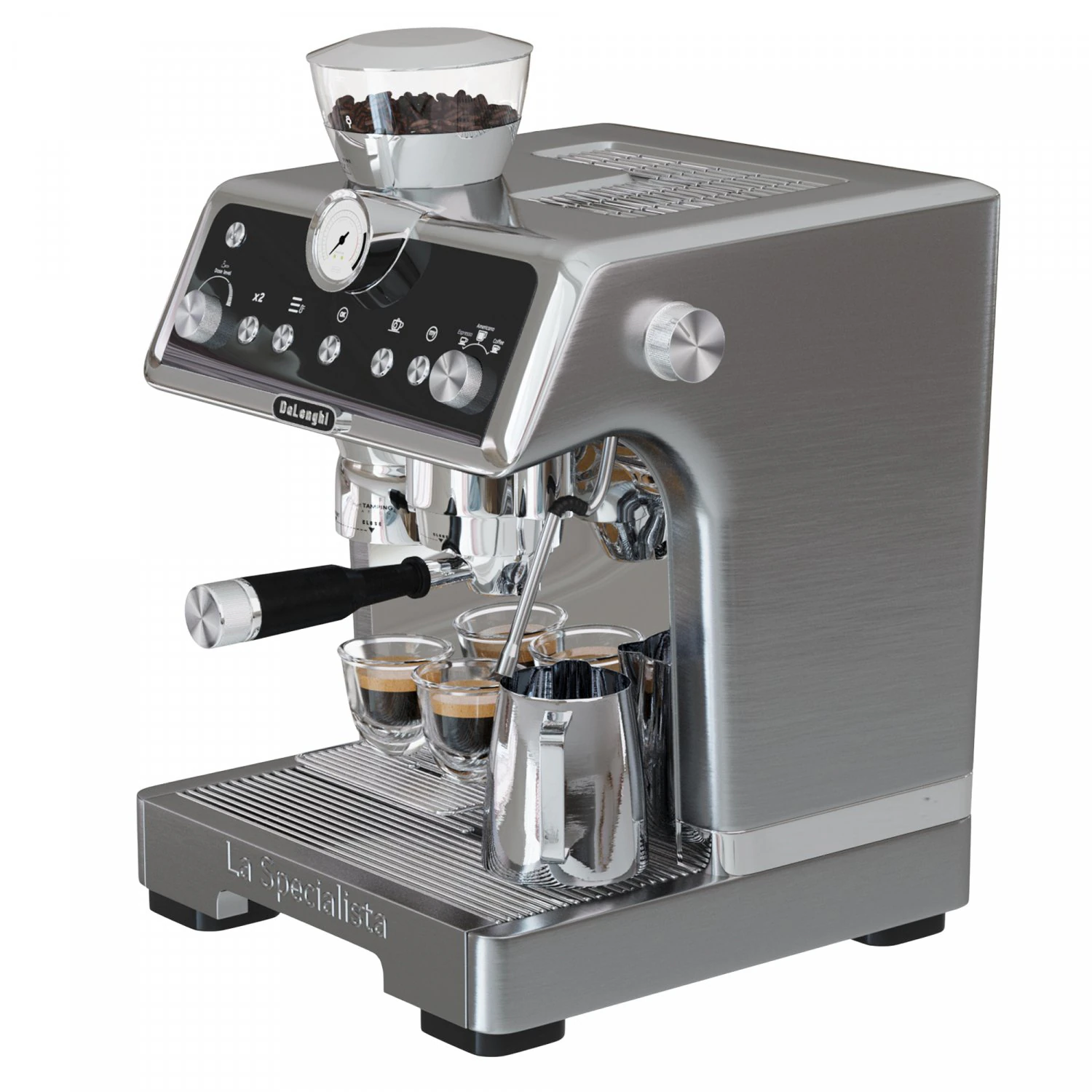 DeLonghi EC 9355 BM 3D Model .c4d .max .obj .3ds .fbx .stl .blend 
