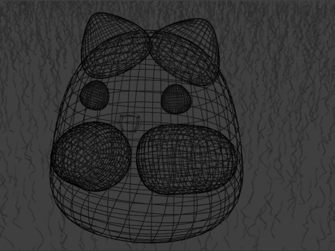 Bongo cat 3D Model