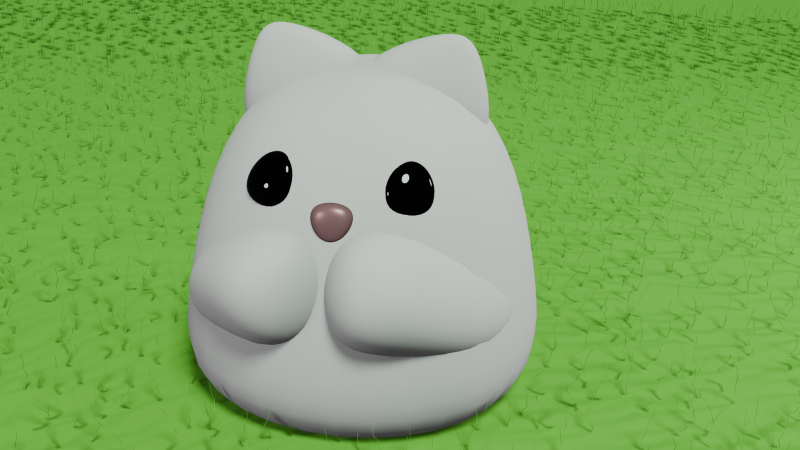 Bongo cat 3D मॉडल .c4d .max .obj .3ds .fbx .stl .blend 