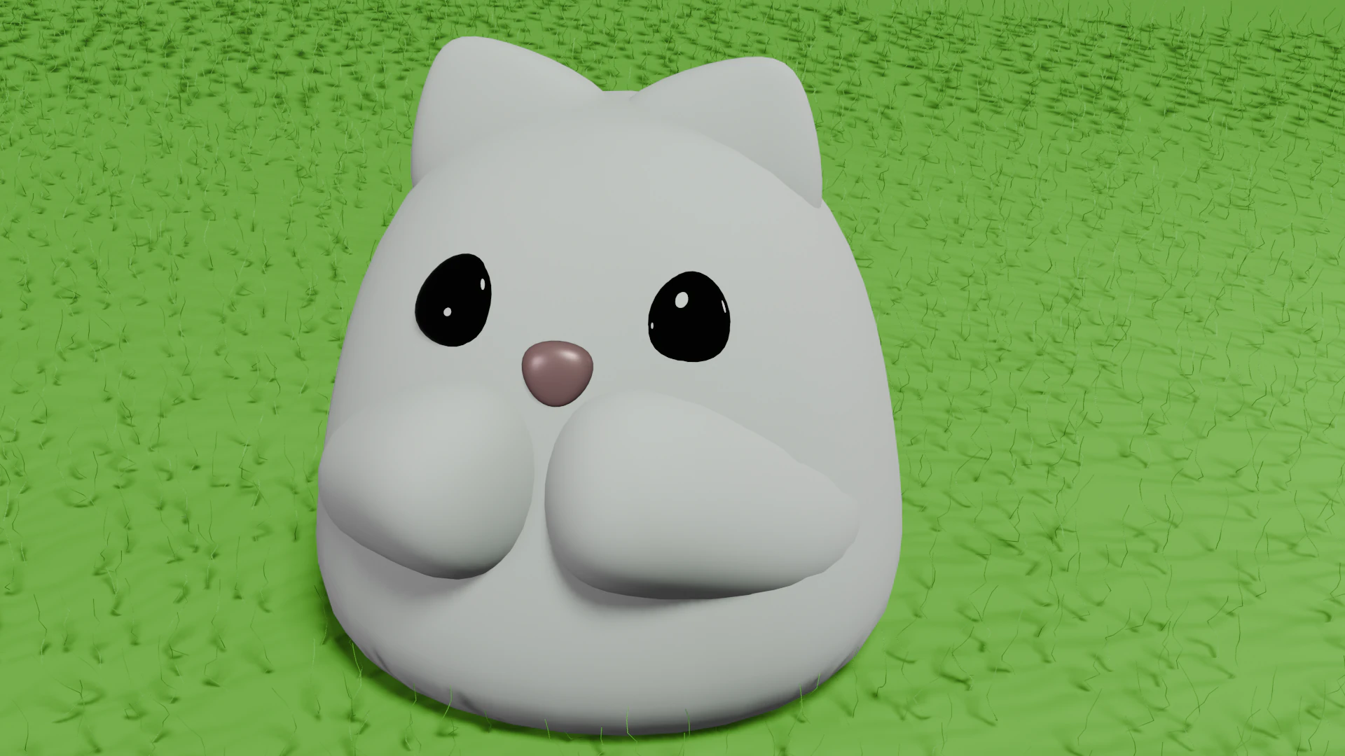 Bongo cat 3D Model .c4d .max .obj .3ds .fbx .stl .blend 