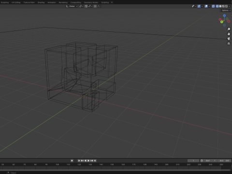 Violet data cube 3Dモデル