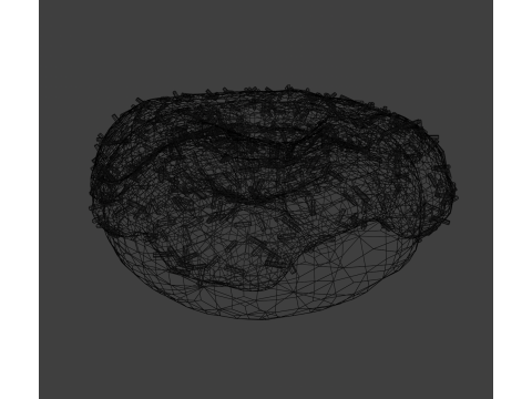 Glazed donut Modello 3D