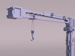 Sci-fi Crane for 3Dprint 3D Print Model