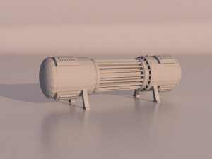 Sci-fi Factory for 3Dprint Modelo de impresión 3D