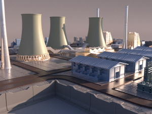 Power Plant for 3Dprint 3D Print Model