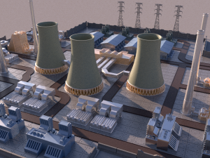 Power Plant for 3Dprint 3D Print Model