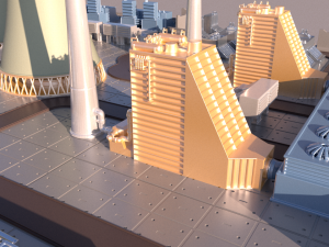 Power Plant for 3Dprint 3D Print Model