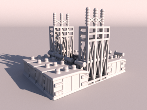 Power Plant for 3Dprint 3D Print Model