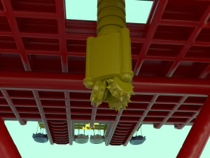 Dolphin oil rig for 3Dprint 3D Print Model