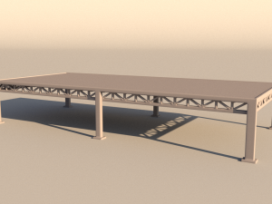 Dolphin oil rig for 3Dprint 3D-Druckmodell