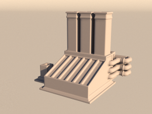 Dolphin oil rig for 3Dprint 3D-Druckmodell