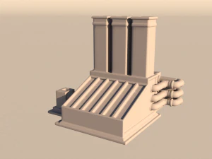 Dolphin oil rig for 3Dprint 3D Print Model