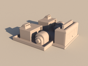 Dolphin oil rig for 3Dprint 3D-Druckmodell