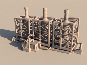 Dolphin oil rig for 3Dprint 3D-Druckmodell
