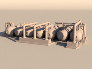 Dolphin oil rig for 3Dprint 3D-Druckmodell