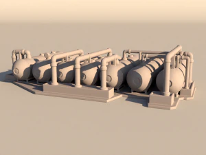 Dolphin oil rig for 3Dprint 3D Print Model