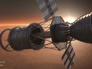 Sci-fi Space module 3D Model