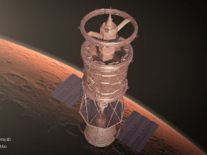 Sci-fi Space module 3D 模型