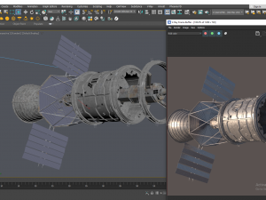 Sci-fi Space module 3D 模型
