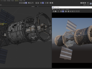 Sci-fi Space module 3D 模型
