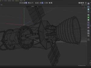 Sci-fi Space module 3D Model