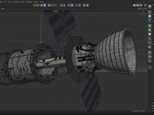 Sci-fi Space module 3D 模型