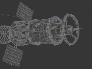 Sci-fi Space module 3D Model