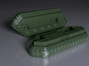Small Tank for 3Dprint 3D Print Model