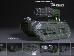 Small Tank for 3Dprint 3D Print Model