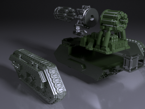 Small Tank for 3Dprint 3D Baskı Modeli