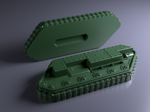 Small Tank for 3Dprint 3D Print Model