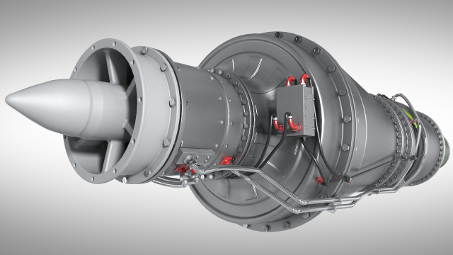 Drone jet engine 3D Model .c4d .max .obj .3ds .fbx .stl .blend 