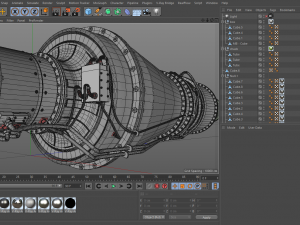 Drone jet engine 3D Model