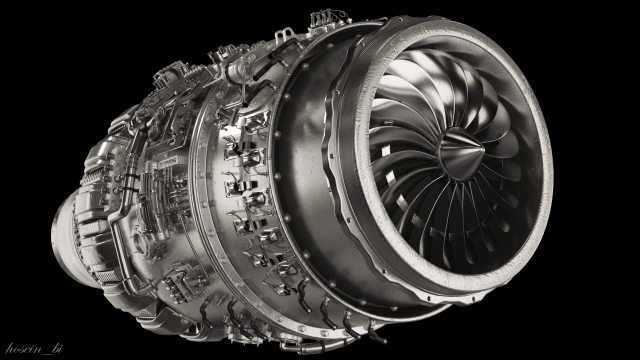 Jet engine 3D मॉडल .c4d .max .obj .3ds .fbx .stl .blend 