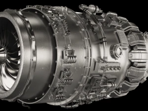 Jet engine 3D Model