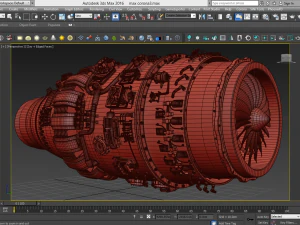 Jet engine 3D Model