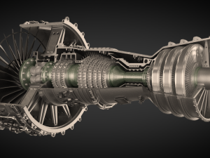 Jet Engine 3D Модель