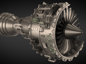 Jet Engine 3D Модель