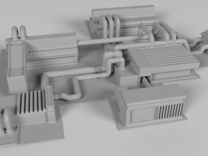 Oil platform for 3Dprint Model Cetak 3D