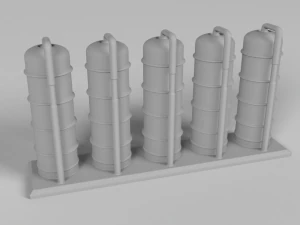 Oil platform for 3Dprint 3D Print Model