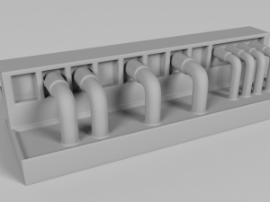 Oil platform for 3Dprint Model Cetak 3D