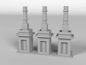 Oil platform for 3Dprint 3D Print Model