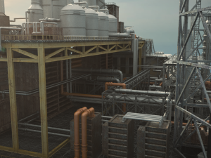 OilRig 3D मॉडल