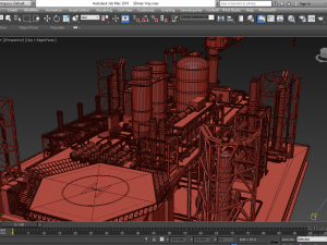 OilRig 3D मॉडल